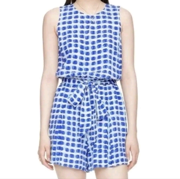 KATE Spade island stamp romper breath of fresh air shorts - Picture 1 of 9